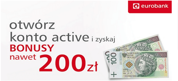 Eurobank bonus 200 zł